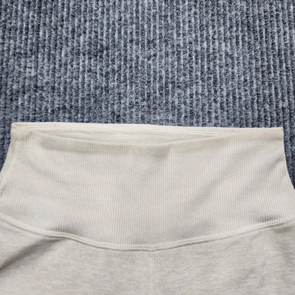 Alo Yoga Goddess Ribbed Legwarmers Leggings Heather Beige Small W5432R